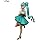 FuRyu Hatsune Miku: Chocolate Mint Sweet Sweets Series Figure, Multicolor